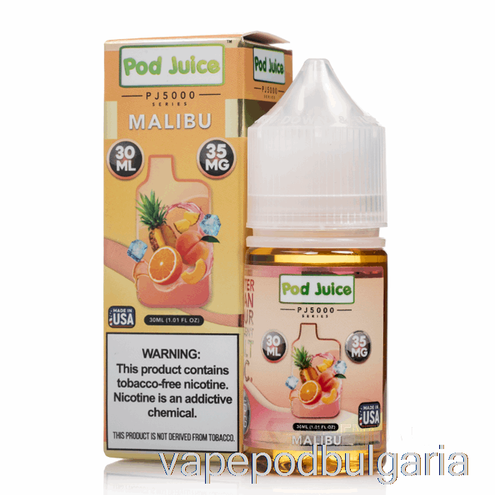 Vape Bulgaria Malibu - Pod Juice Pj5000 - 30ml 55mg